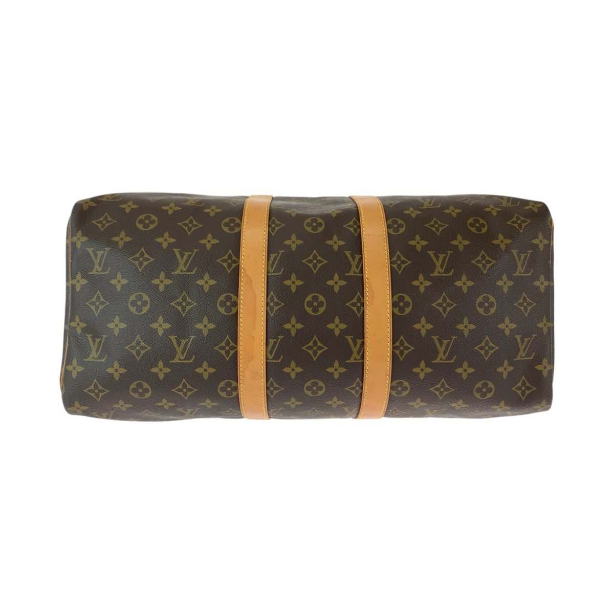 LOUIS VUITTON Boston Duffel bag M41426 PVC Brown Boston Duffel bag Handbag Monogram Keepall 50 Women Used Authentic