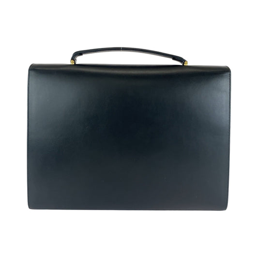 GUCCI Business bag 581531 Calfskin Black GoldMetal Zumi