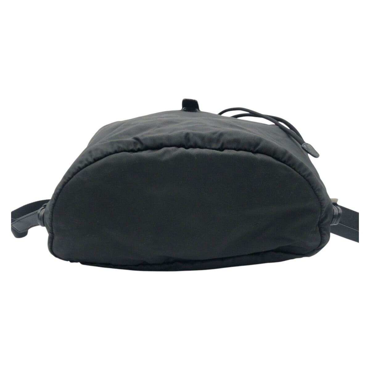 PRADA Backpack Nylon Black black Backpacks and daypacks for men and women Test Triangular logo Women Used Authentic