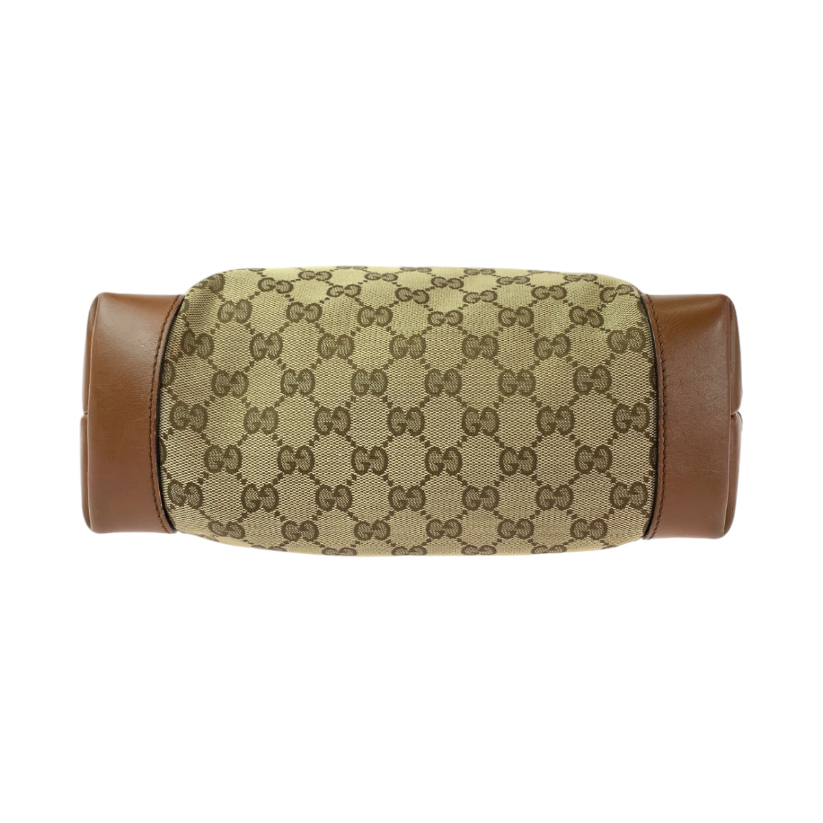 GUCCI Shoulder Bag 337598 GG canvas Brown Silver Metal Shoulder Bag Messenger bag Sherry line Women Used Authentic