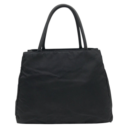 PRADA Tote Bag Nylon black Tote Bag handbag Test Triangular logo Women Used Authentic