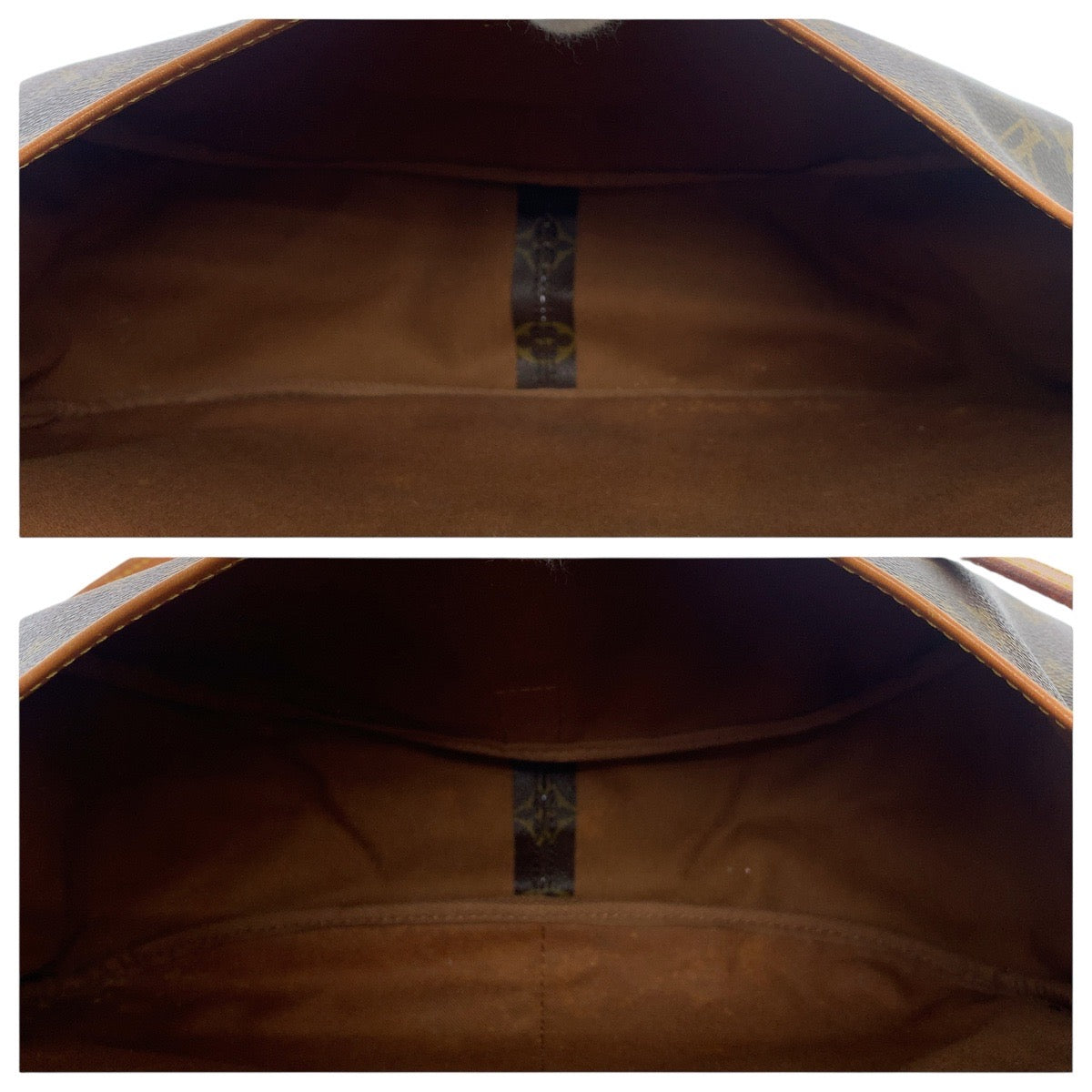 LOUIS VUITTON Shoulder Bag M42254 PVC, Leather Brown Gold Metal Shoulder Bag Messenger bag Monogram Samuel 35 Women Used Authentic