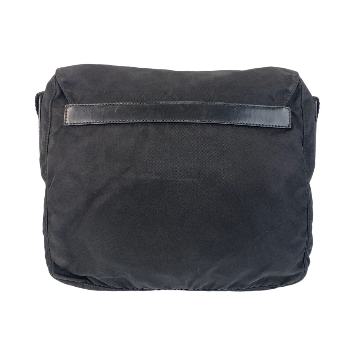 PRADA Shoulder Bag Nylon black Crossbody Shoulder Bag Messenger Bag Test Triangle With logo Women Used Authentic