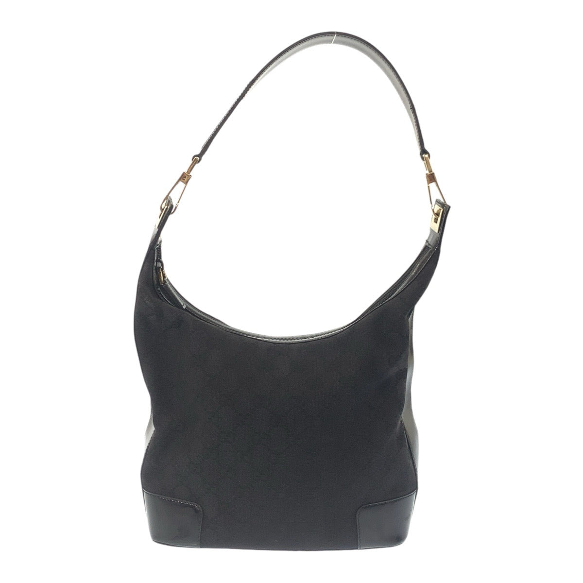 GUCCI Shoulder Bag GG canvas black Shoulder Bag Hobo Women Used Authentic