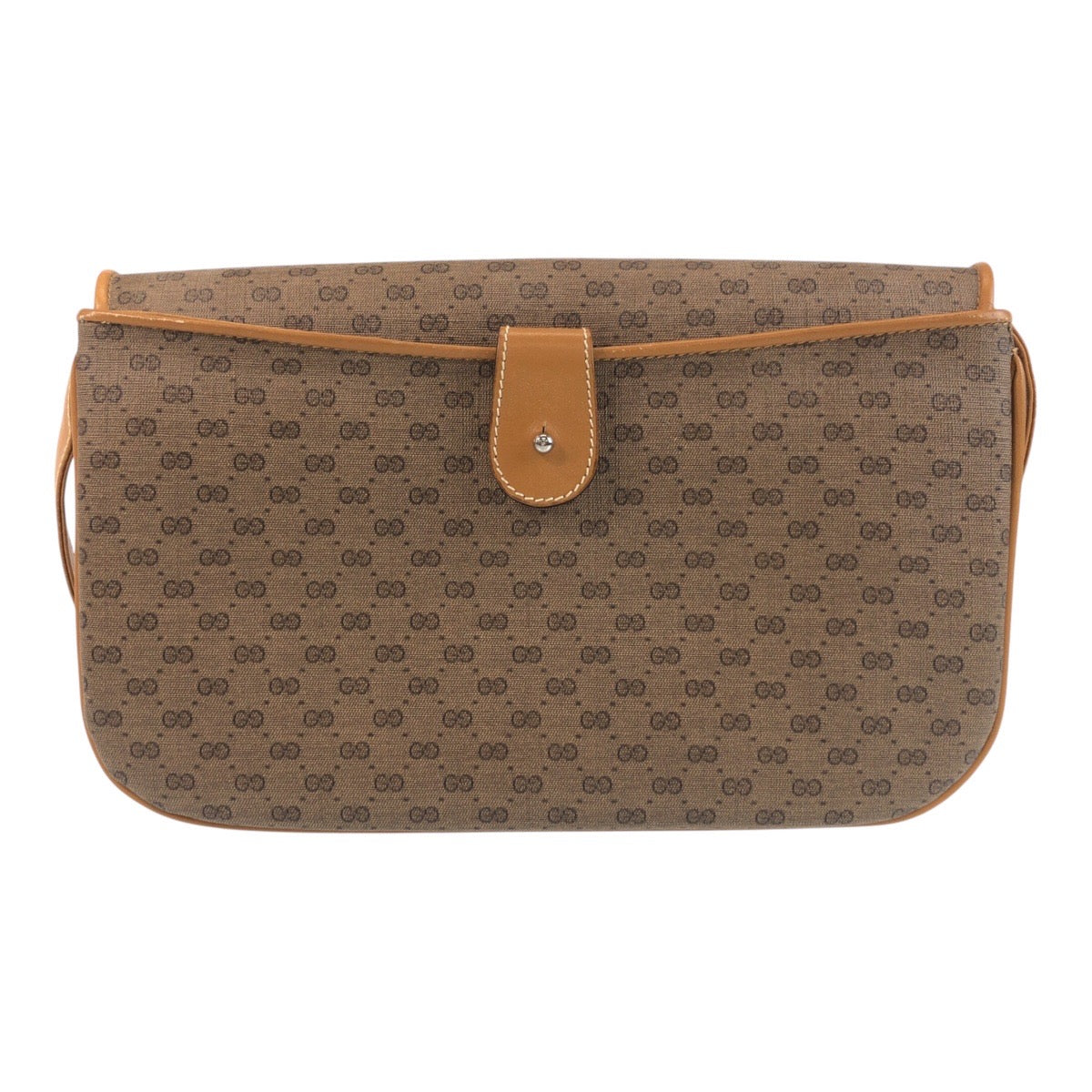 GUCCI Shoulder Bag 004 256 PVC, Leather Brown camel Crossbody Shoulder Bag Messenger Bag Old Gucci Micro GG Women Used Authentic