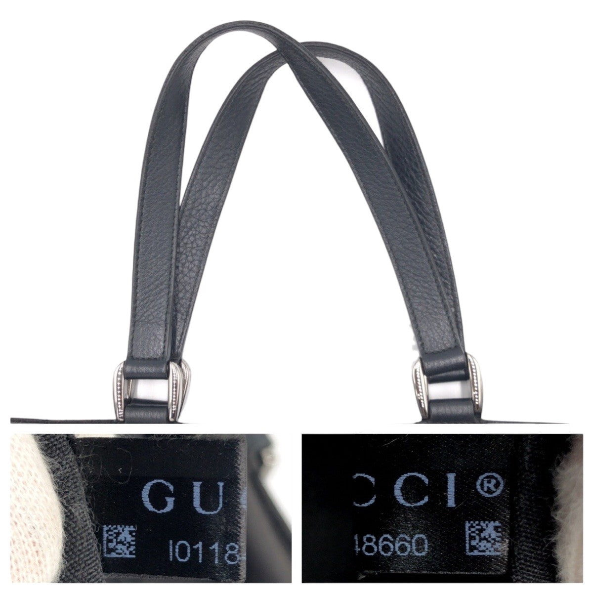 GUCCI Tote Bag 293580 GG canvas gray Tote Bag Shoulder Bag Handbag Abbey GG pattern Women Used Authentic