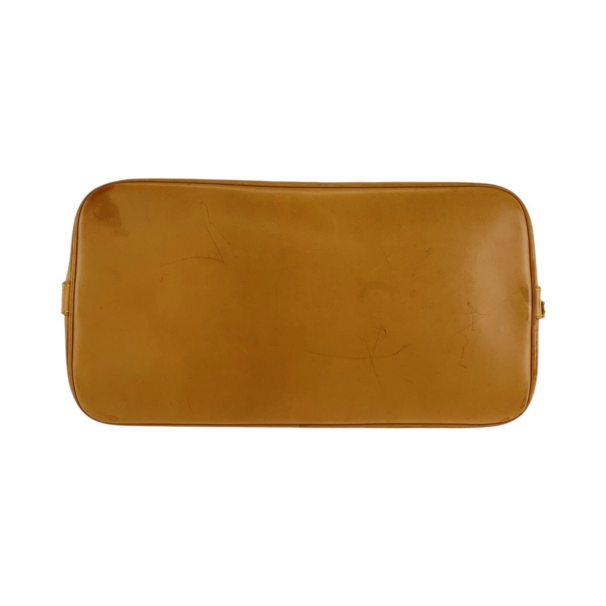 LOUIS VUITTON Handbag M51130 PVC, Leather Brown Gold Metal Handbag Monogram Alma PM Women Used Authentic