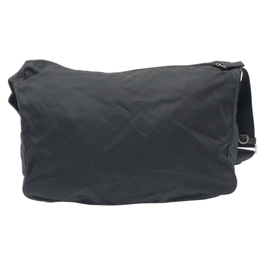 PRADA Shoulder Bag Nylon Black black Test Triangular logo