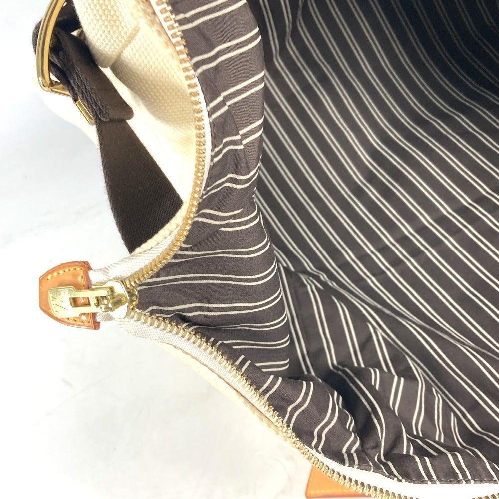 LOUIS VUITTON Boston Duffel bag M40030 canvas white Antigua suck weekend unisex(Unisex) Used Authentic