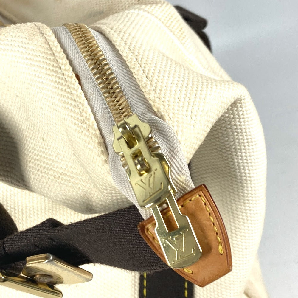 LOUIS VUITTON Boston Duffel bag M40030 canvas white Antigua suck weekend unisex(Unisex) Used Authentic