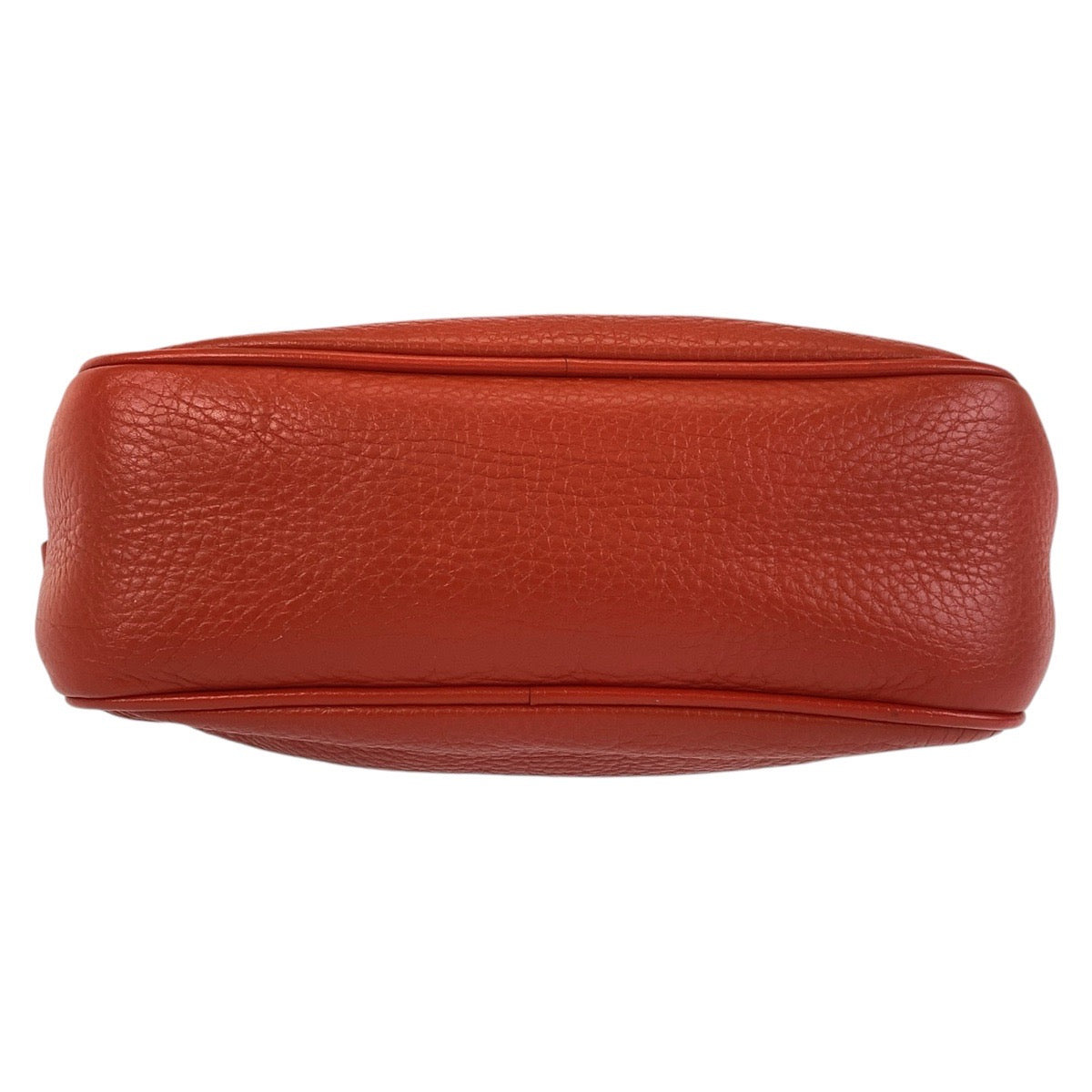 GUCCI Shoulder Bag 308364 leather Red Gold Metal Soho Interlocking