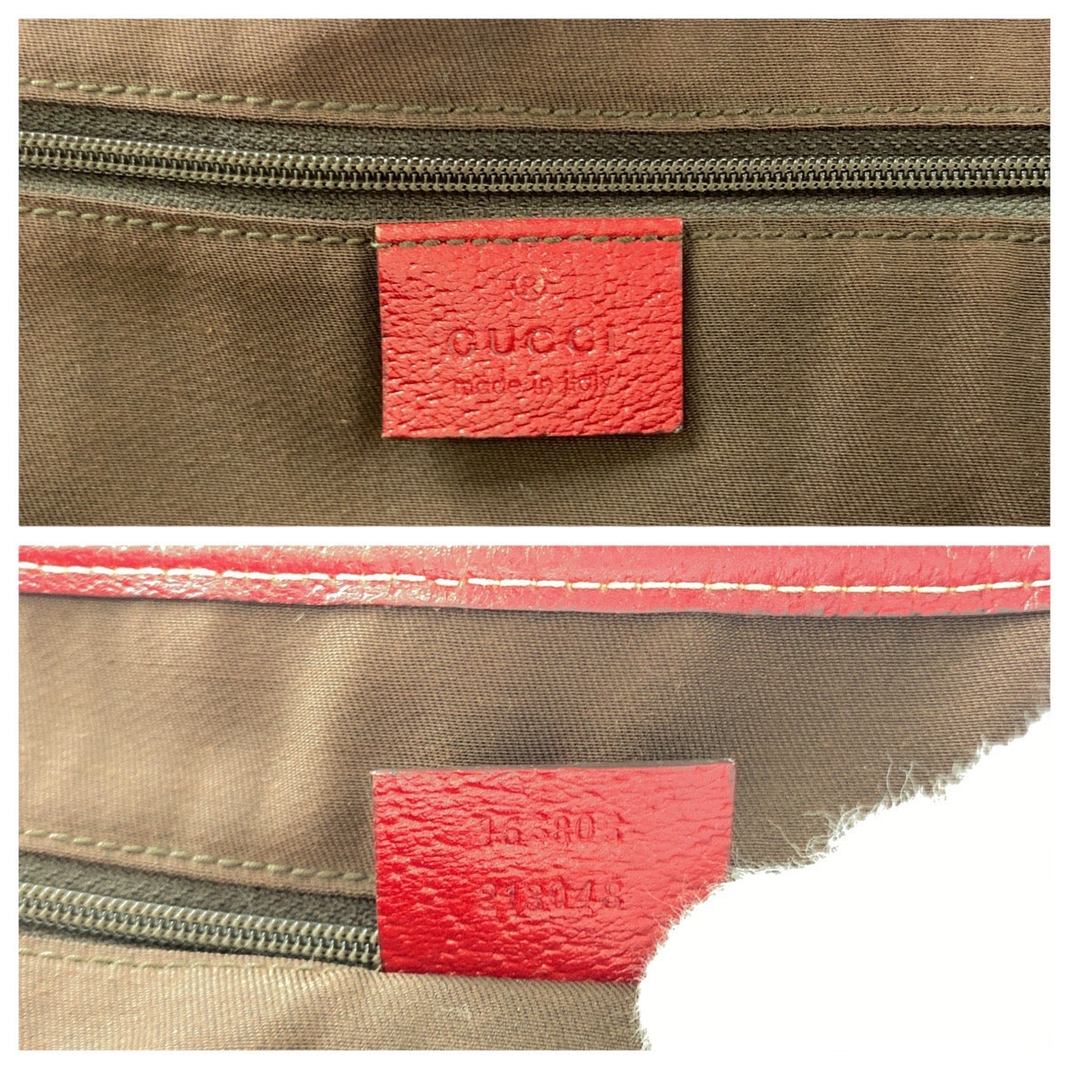 GUCCI Tote Bag 163805 GG canvas, leather Beige Red Gold Metal Tote Bag Shoulder Bag Sherry Line Princess Women Used Authentic