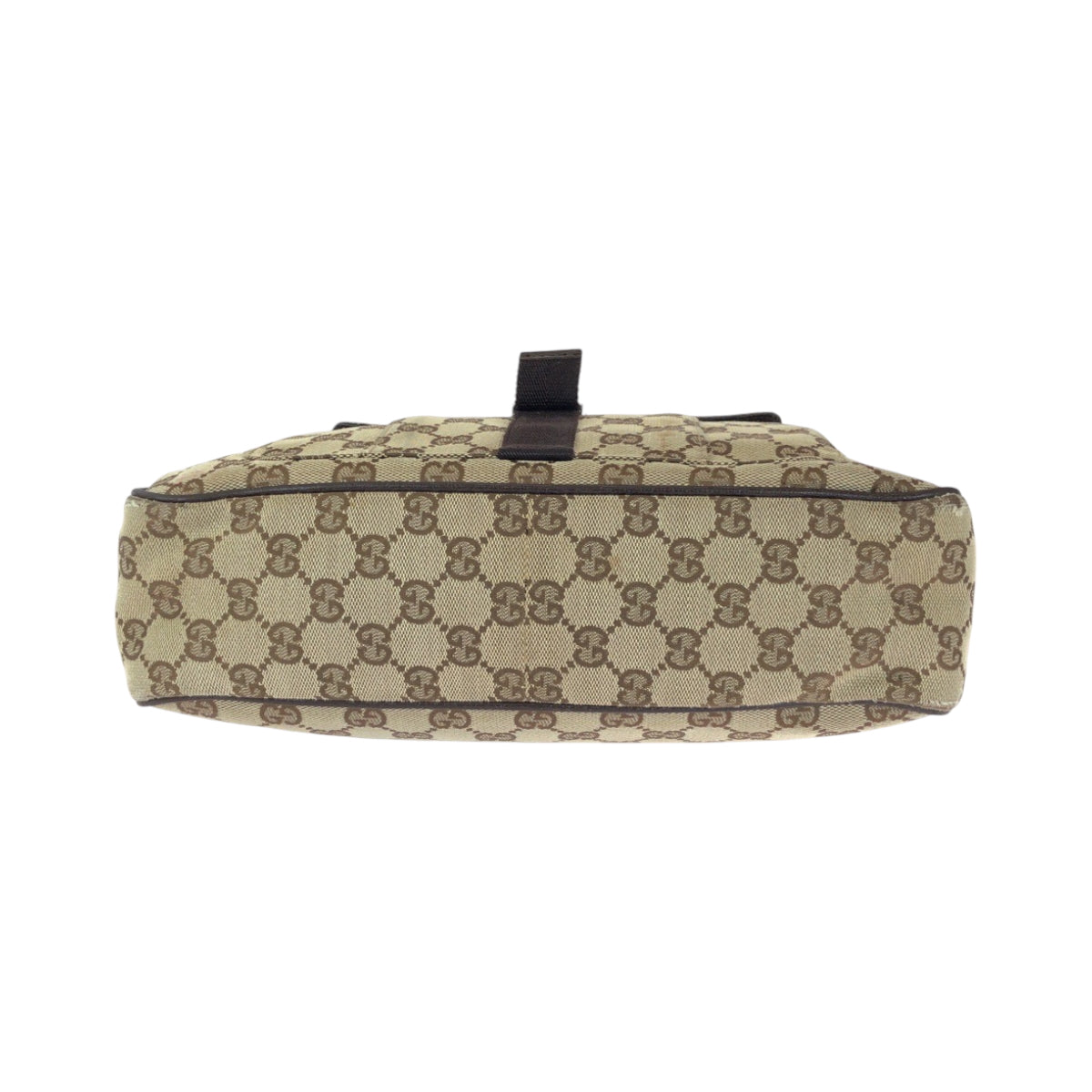 GUCCI Shoulder Bag 131211 GG canvas Beige Brown SilverMetal Shoulder Bag Crossbody Women Used Authentic