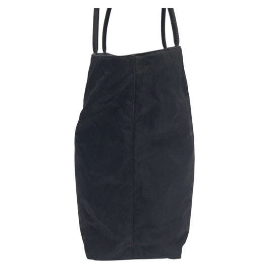 PRADA Tote Bag Nylon Black black Tote Bag Shoulder Bag Unisex Test Triangular logo Women Used Authentic