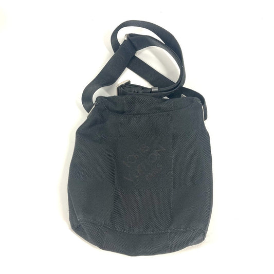 LOUIS VUITTON Shoulder Bag M93223 Damier Jean Canvas black Damier Jean Sitadan NM