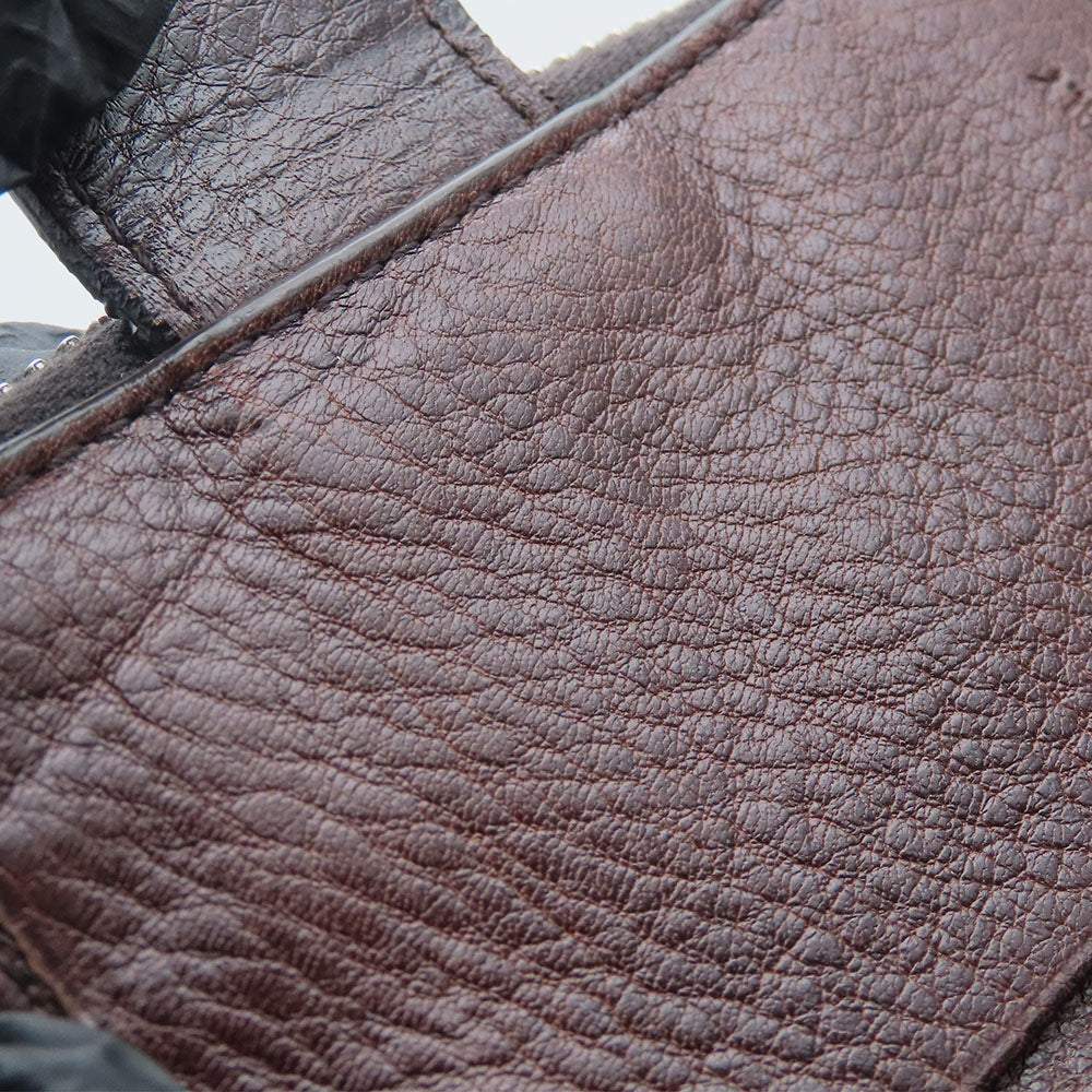 PRADA Bifold Wallet 1M0522 leather Brown Women Used Authentic