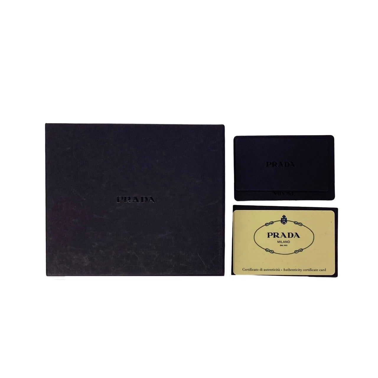 PRADA Bifold Wallet Nylon, Leather Red Women Used Authentic