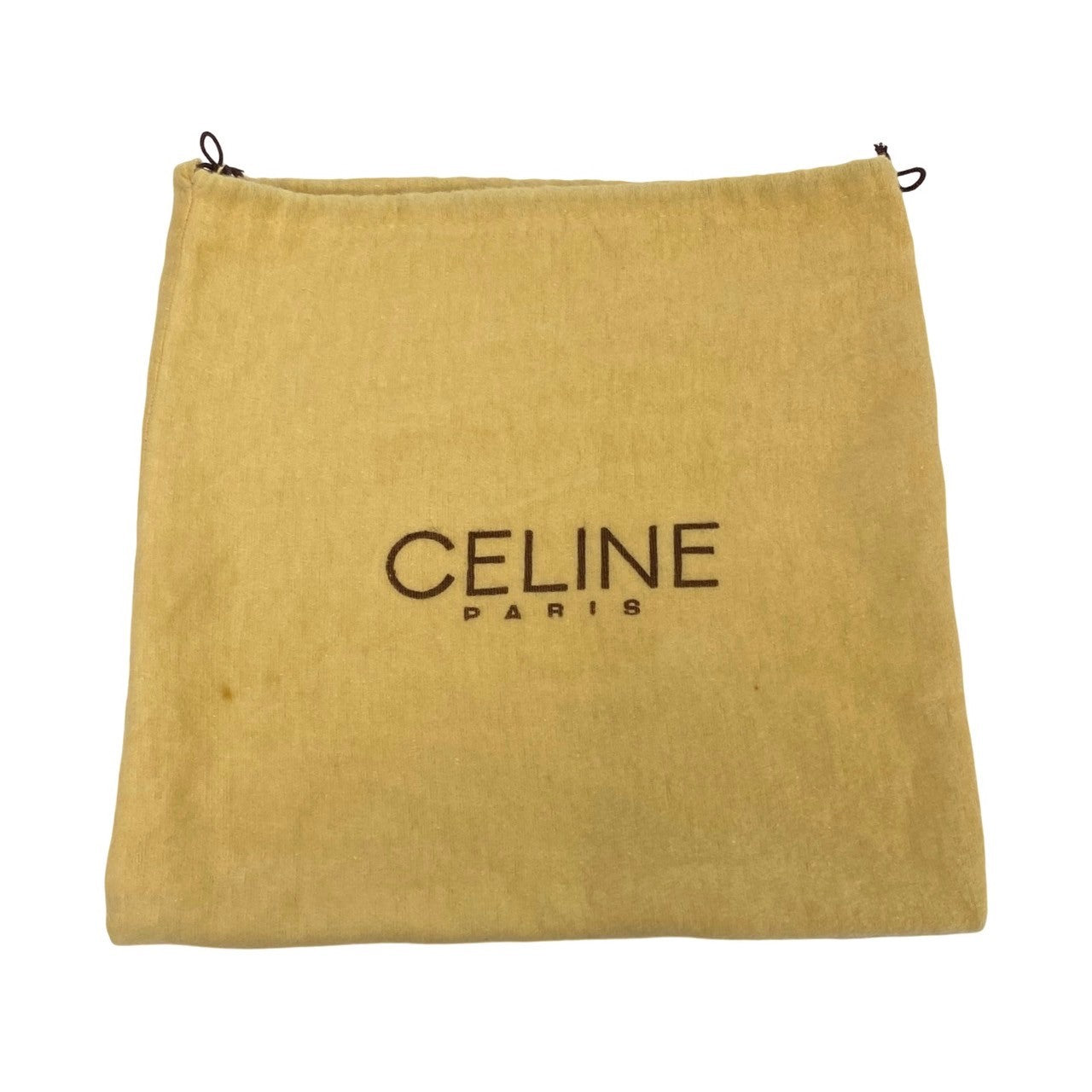 CELINE Shoulder Bag Leather, PVC Brown Macadam Blason Triomphe Pattern Women Used Authentic
