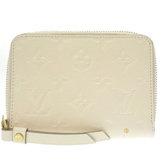 LOUIS VUITTON Bifold Wallet M93432 Monogram Ann Platt Neige Zip Around Monogram Unplant Portefeuille Skret Compact Women(Unisex) Used Authentic
