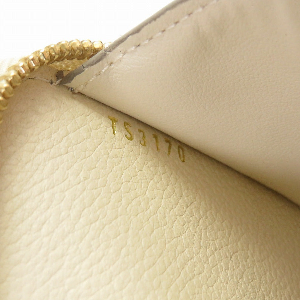 LOUIS VUITTON Bifold Wallet M93432 Monogram Ann Platt Neige Zip Around Monogram Unplant Portefeuille Skret Compact Women(Unisex) Used Authentic