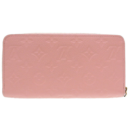 LOUIS VUITTON Long Wallet Purse M64090 Monogram Ann Platt Rose poodle Zip Around Monogram Unplant Zippy wallet Women Used Authentic
