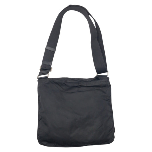 PRADA Shoulder Bag Nylon Black black Shoulder Bag Sacoche Unisex Test Triangular logo mens Used Authentic
