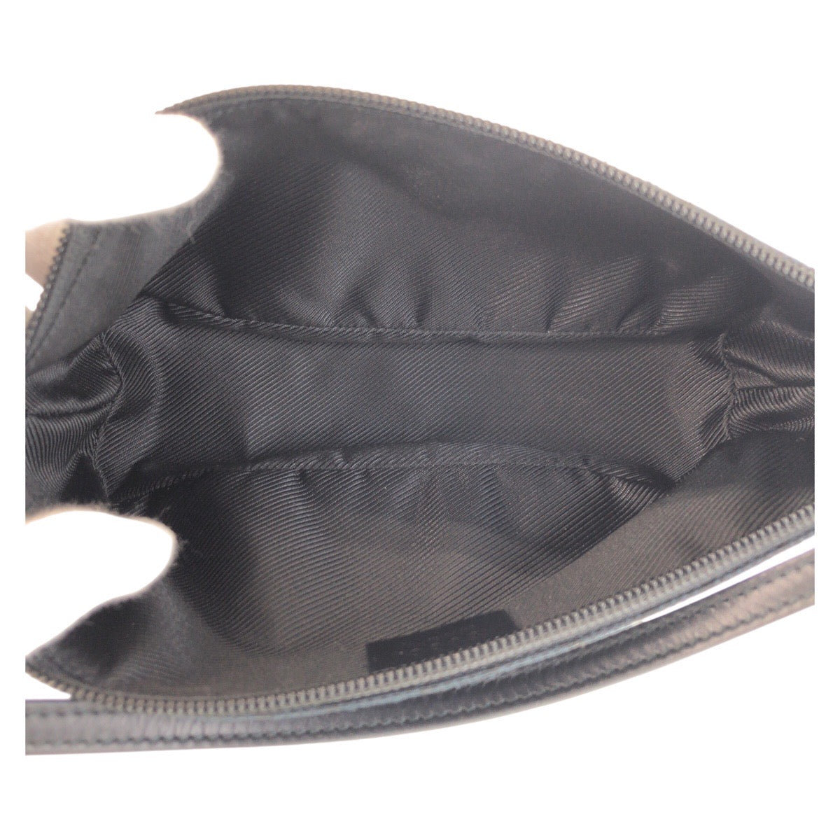 GUCCI Handbag 039 1103 GG canvas, leather Navy Black Handbag accessory pouch Women Used Authentic