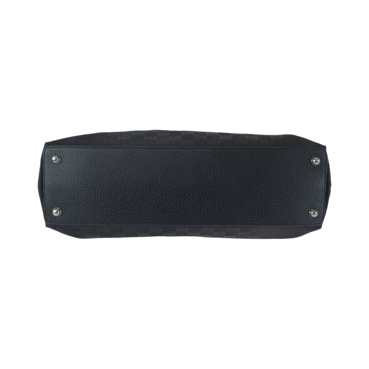 GUCCI Tote Bag 120837 GG canvas black Tote Bag Shoulder Bag Women Used Authentic