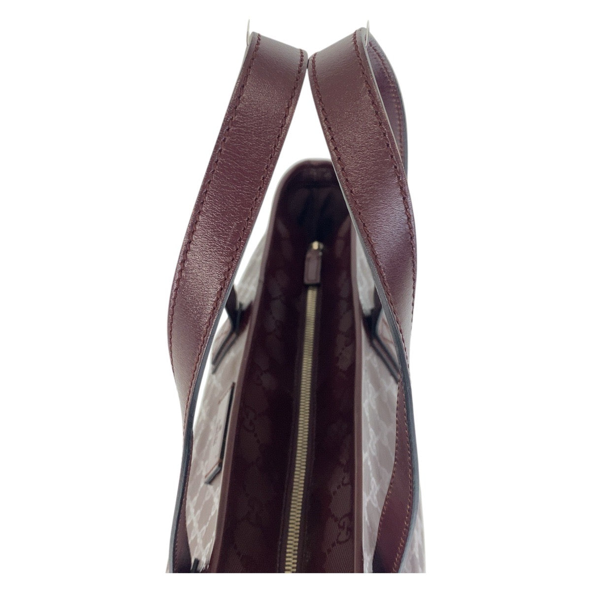 GUCCI Tote Bag 211137 PVC purple Tote Bag Shoulder Bag GG implementation Women Used Authentic