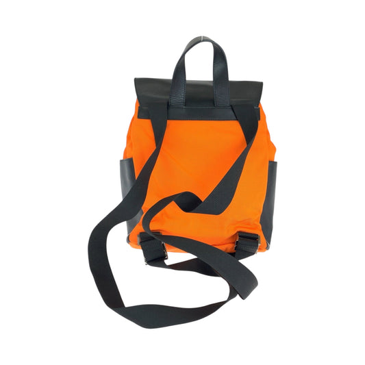 GUCCI Backpack 003 0233 Nylon, Leather Orange Black SilverMetal Backpack Backpack Women Used Authentic