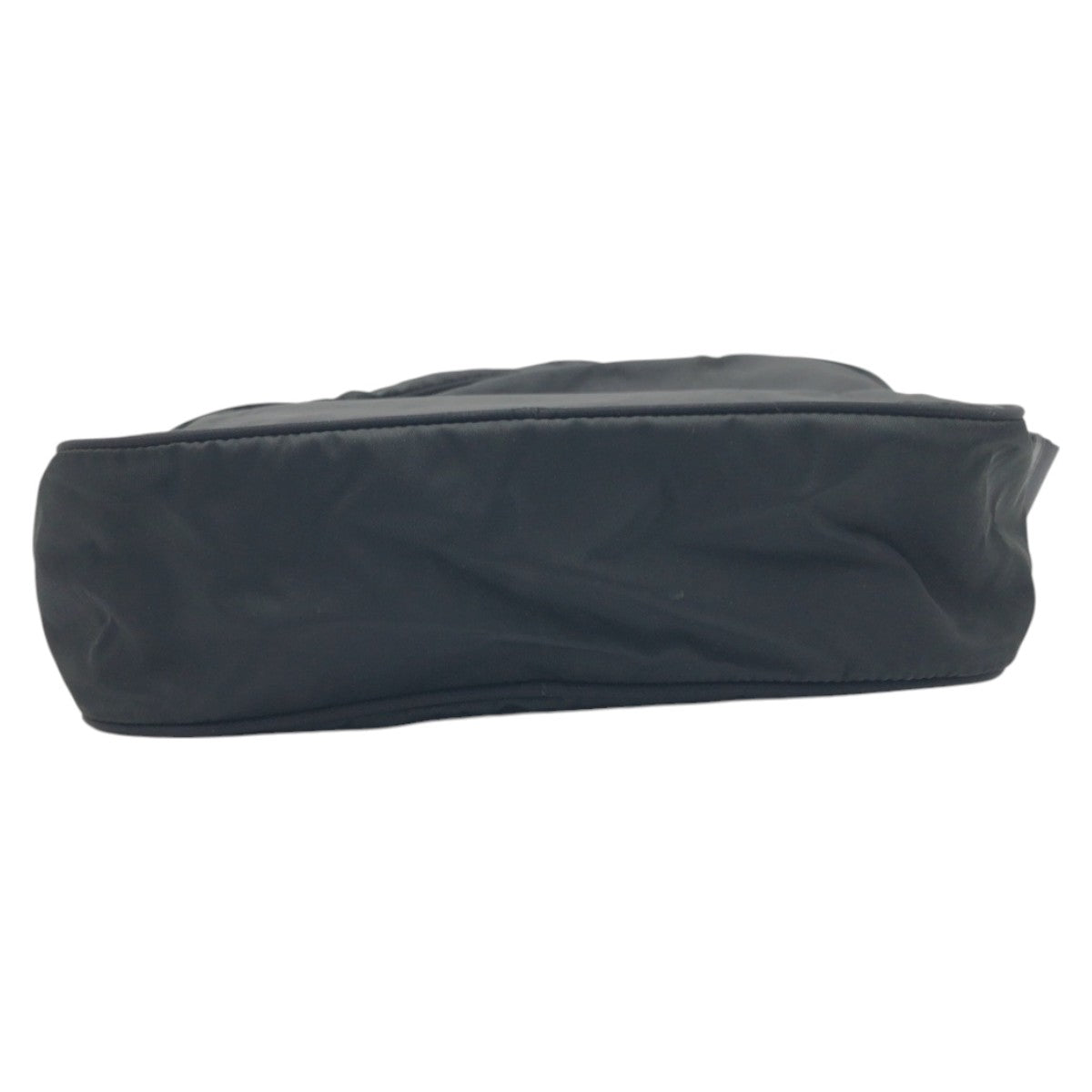 PRADA Shoulder Bag Nylon Black black Shoulder Bag Unisex Test Triangular logo mens Used Authentic