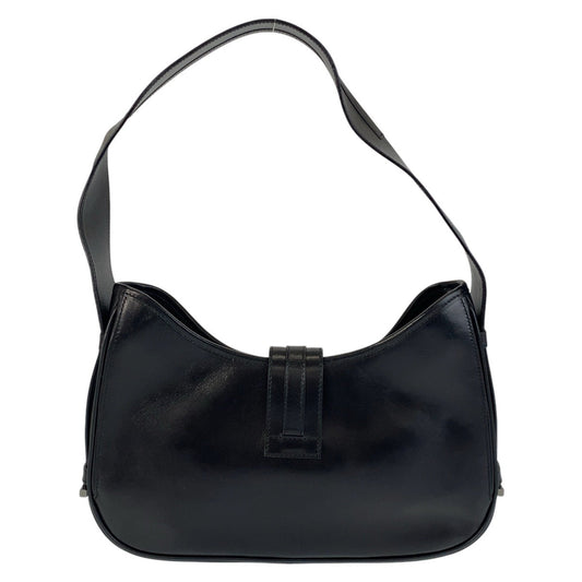 GUCCI Shoulder Bag 143747 leather Black black Women Used Authentic