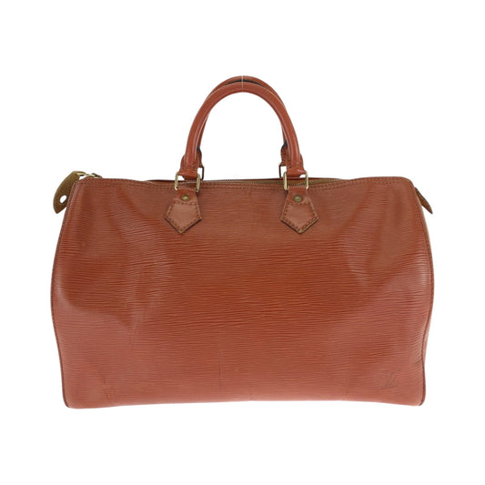 LOUIS VUITTON Handbag M42993 Epi Leather Brown Gold Metal Handbags Mini Boston Duffel bag Epi Speedy 35 Women(Unisex) Used Authentic