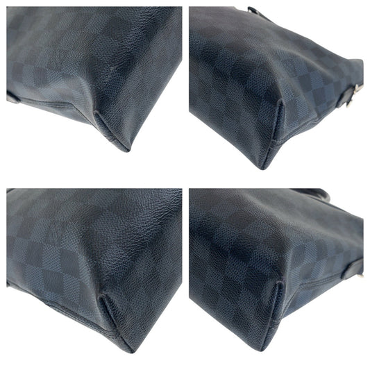 LOUIS VUITTON Business bag N48260 PVC, Leather Black SilverMetal Business bag Briefcase 2way Damier Graphite Porto Documentaion NM mens Used Authentic