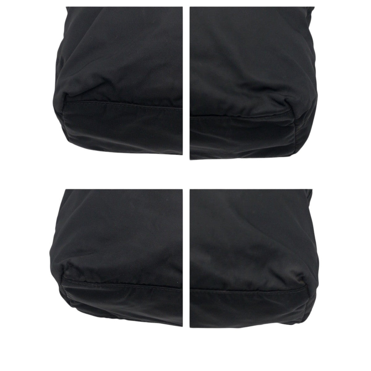 PRADA Tote Bag Nylon black Test Triangular logo
