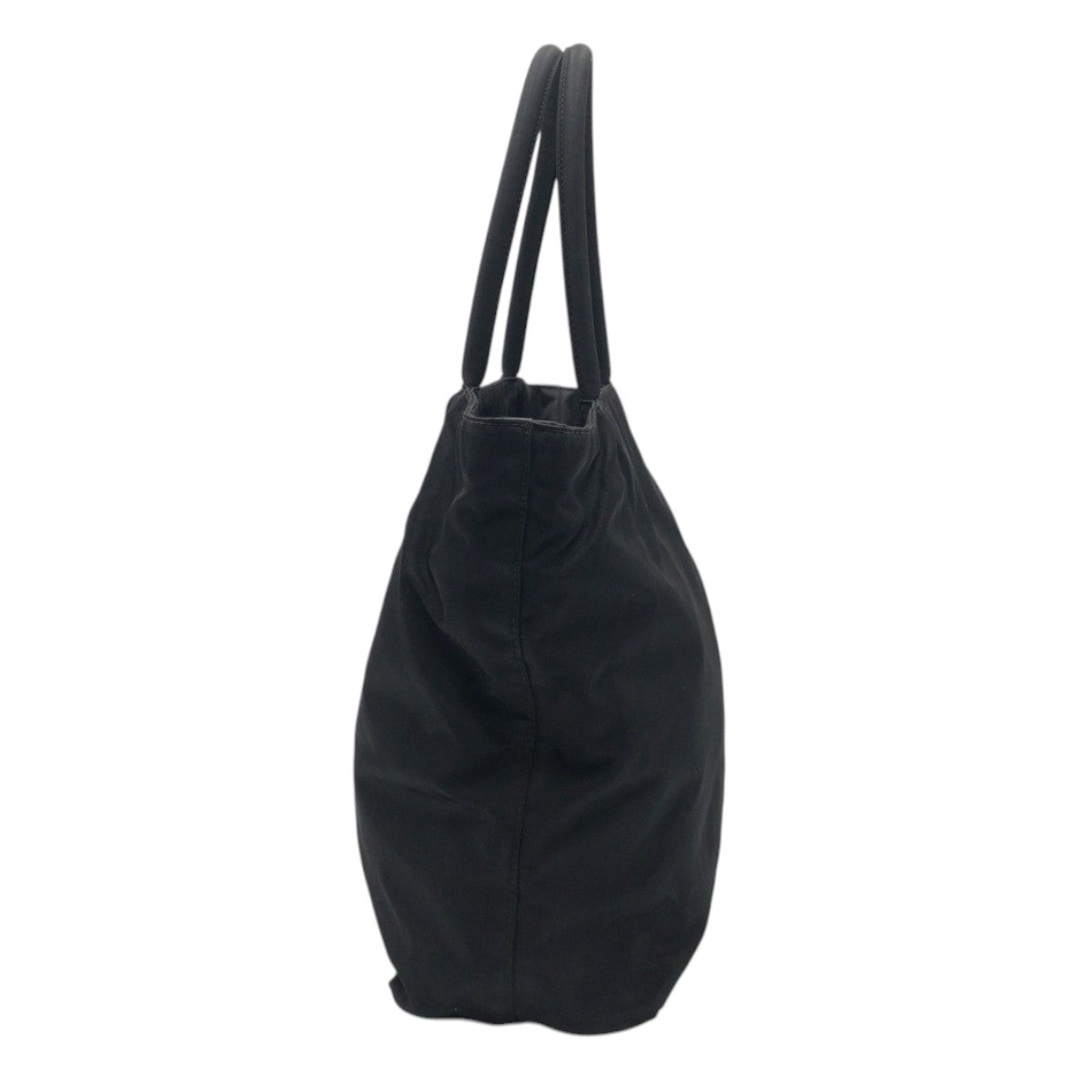 PRADA Tote Bag Nylon black Test Triangular logo