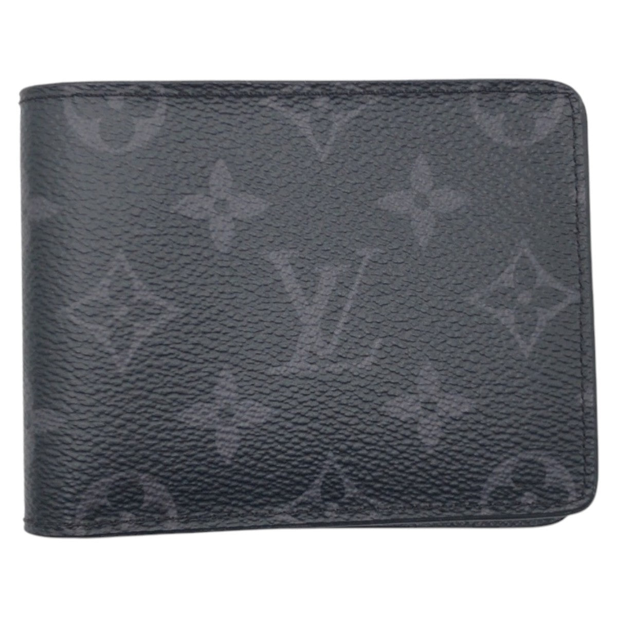 LOUIS VUITTON Bifold Wallet M62294 PVC Black black Bifold Wallet Compact Wallet Monogram Portefeuille Slender mens Used Authentic