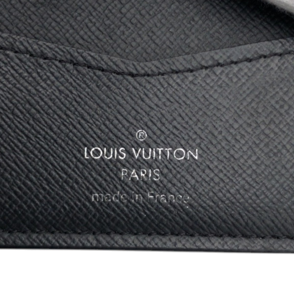 LOUIS VUITTON Bifold Wallet M62294 PVC Black black Bifold Wallet Compact Wallet Monogram Portefeuille Slender mens Used Authentic