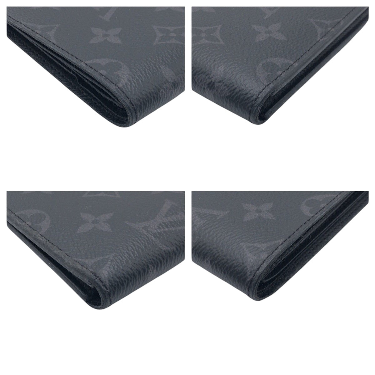 LOUIS VUITTON Bifold Wallet M62294 PVC Black black Bifold Wallet Compact Wallet Monogram Portefeuille Slender mens Used Authentic