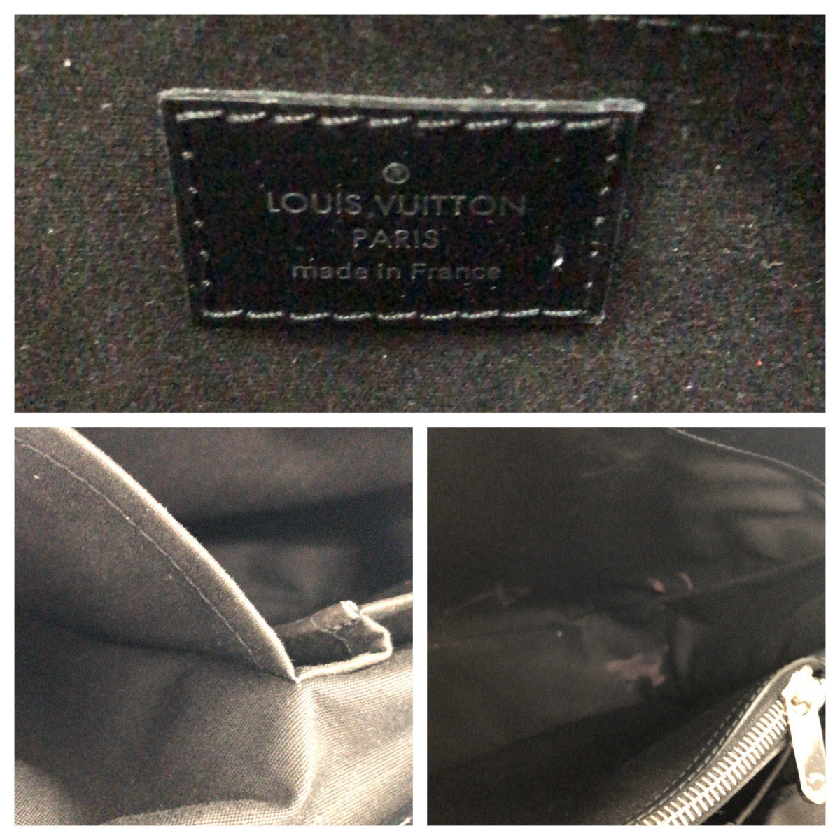 LOUIS VUITTON Handbag M59262 Epi Leather Noir Black SilverMetal Handbag Tote Bag Epi Passy PM Women Used Authentic