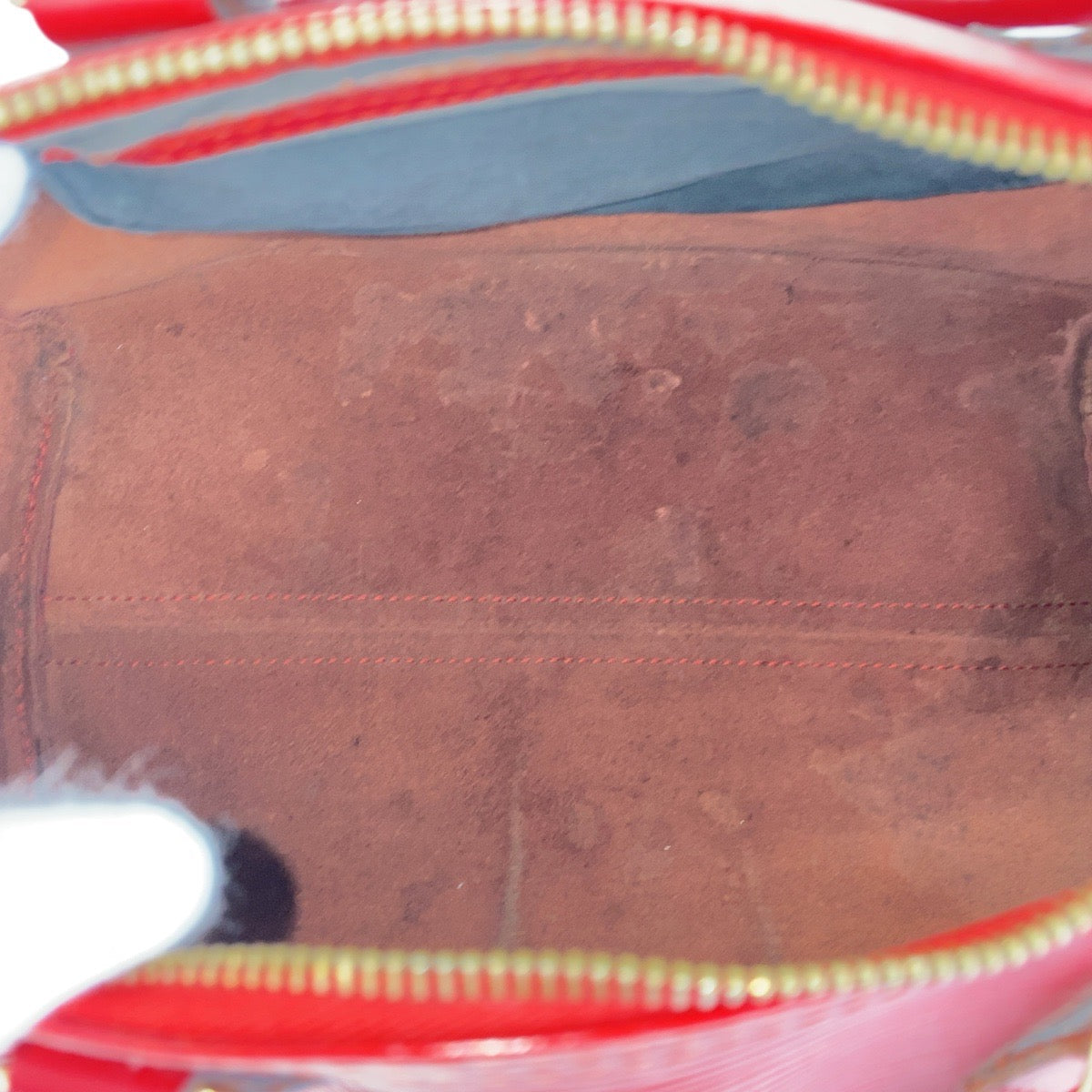 LOUIS VUITTON Handbag M43017 Epi Leather Red Gold Metal Handbag Boston Duffel bag Epi Speedy 30 Women Used Authentic