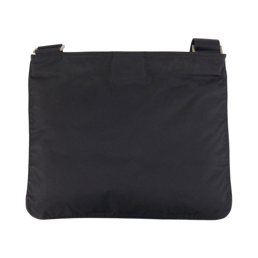 PRADA Shoulder Bag Nylon black Shoulder Bag Messenger bag Test Triangle With logo Women Used Authentic