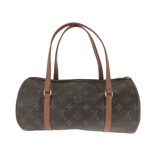 LOUIS VUITTON Handbag M51385 PVC Brown Mini Boston Duffel bag handbag Monogram Papillon 30 Women Used Authentic