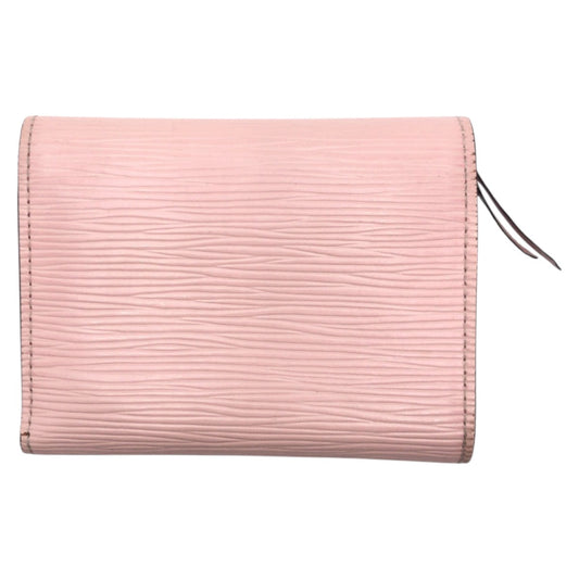 LOUIS VUITTON Tri-fold wallet M62946 Epi Leather Pink Rose Ballerine Tri-fold Wallet Folded Wallet Compact Wallet Epi Portefeuille Victorine Women Used Authentic
