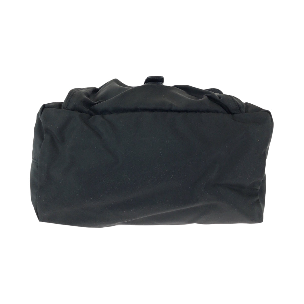 PRADA Shoulder Bag B5469F Nylon black Shoulder Bag pochette Test Triangle With logo Women Used Authentic