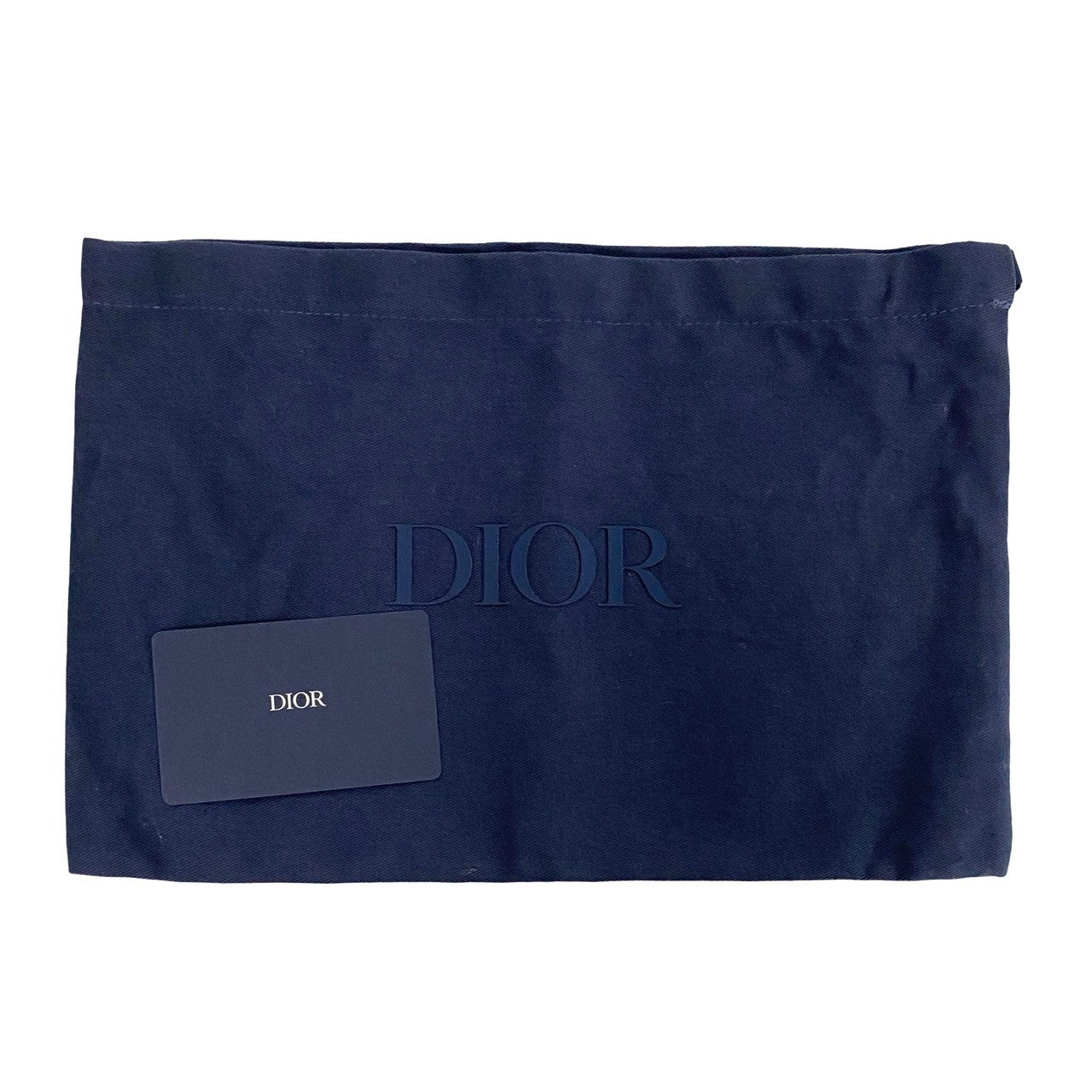 Dior Long Wallet Purse leather black
