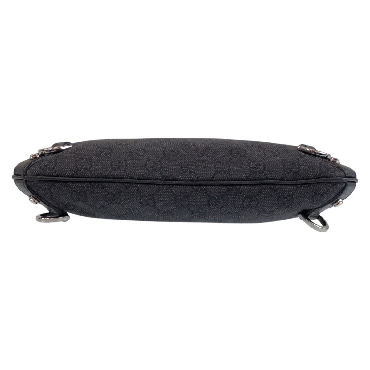 GUCCI Shoulder Bag 268642 GG canvas, leather Black SilverMetal Shoulder Bag Messenger bag Abbey Women Used Authentic