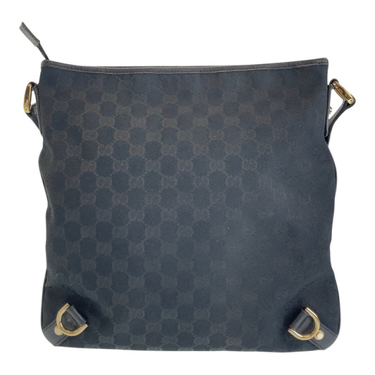 GUCCI Shoulder Bag 131326 GG canvas, leather Black GoldMetal Shoulder Bag pochette Abbey Women(Unisex) Used Authentic