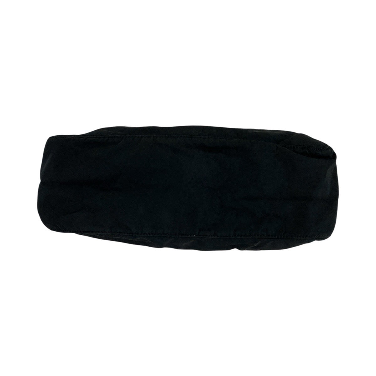 PRADA Shoulder Bag Nylon Black SilverMetal Test Triangle With logo