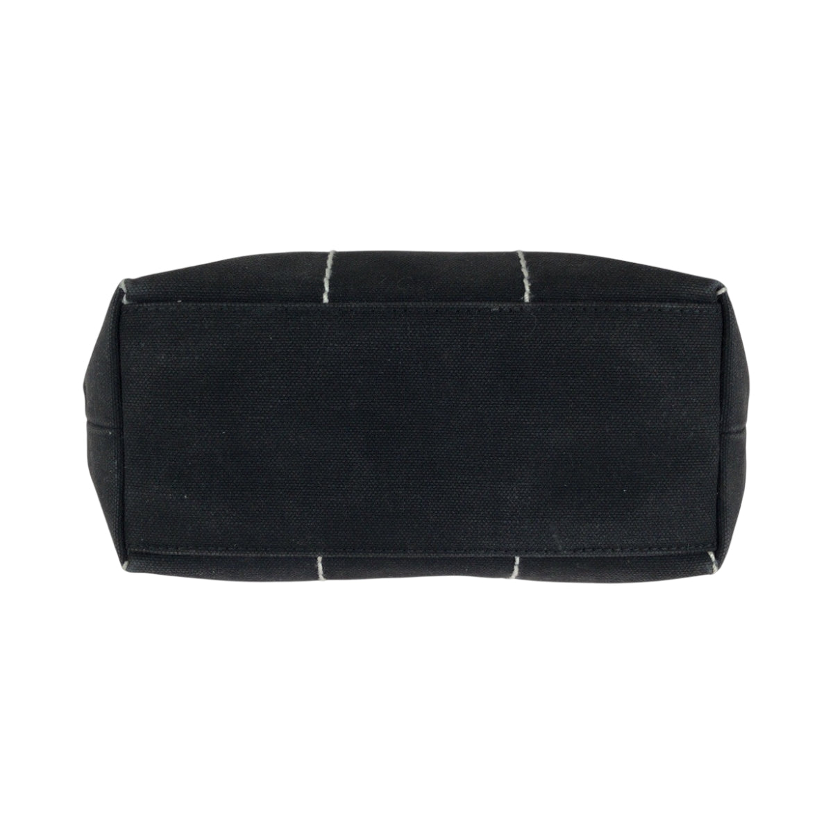 CHANEL Tote Bag canvas Black GoldMetal Handbag Tote Bag Wild Stitch Chocolate Bar COCO Mark Women Used Authentic